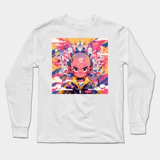 Mystical Doodle Meditator Long Sleeve T-Shirt